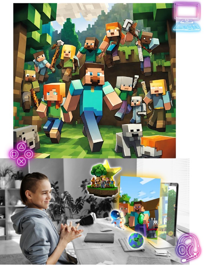 Virtual Minecraft Camp